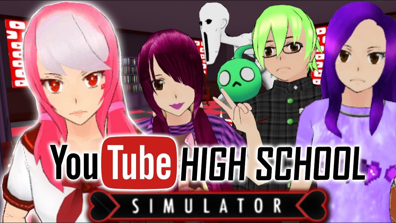Симулятор старшей школы на YouTube (Как стать известным ютубером) | Yandere Mod