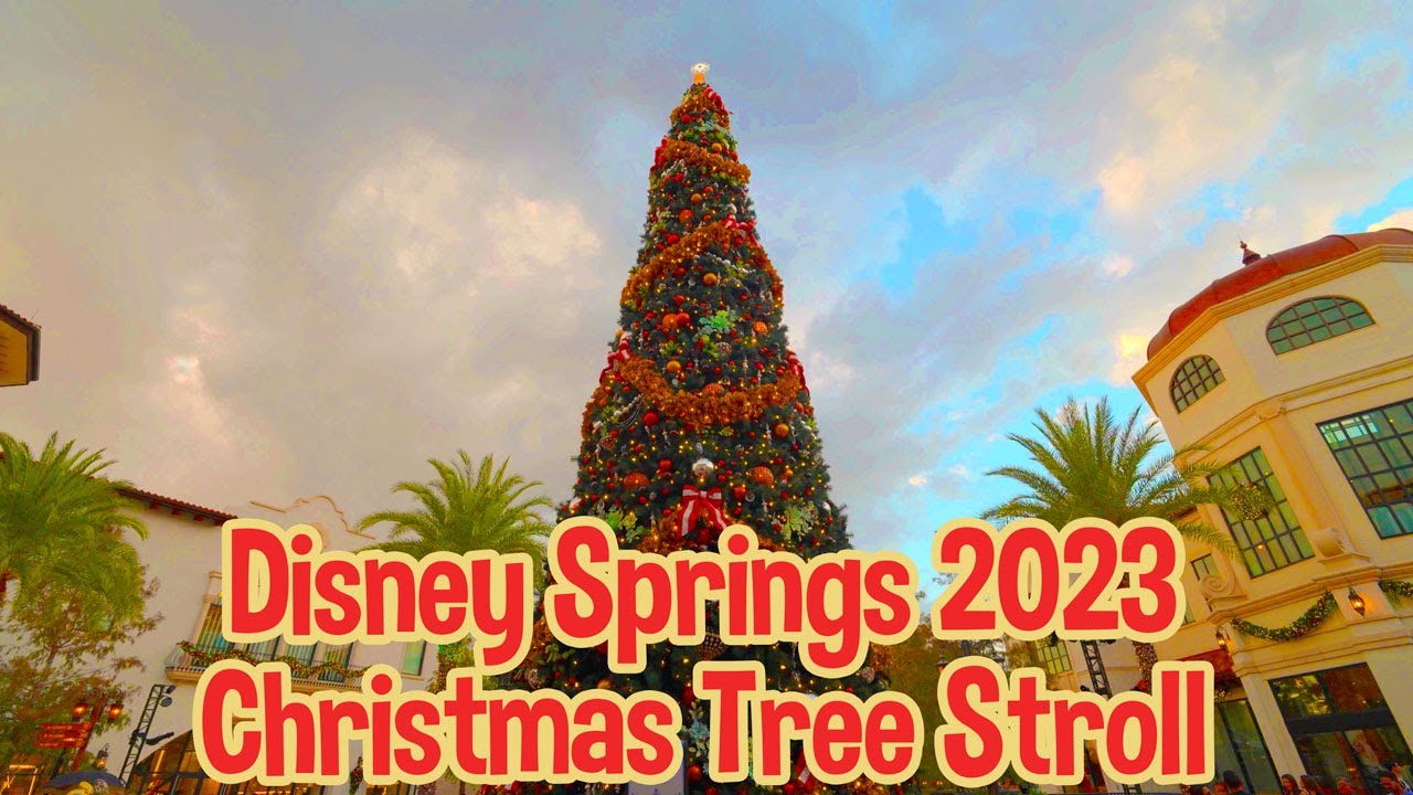 Disney Springs Christmas Tree Stroll - 2023