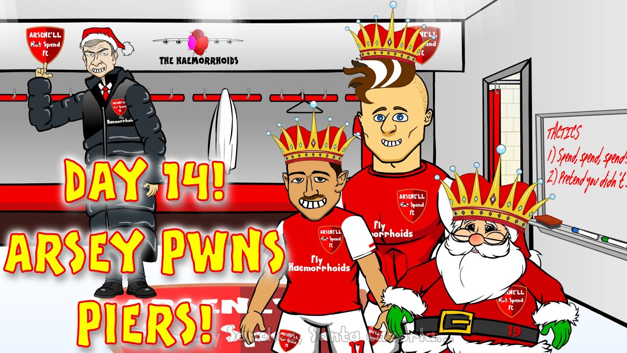 ⚽️ARSENAL vs NEWCASTLE 4-1⚽️ Arsene Wenger PWNS Piers Morgan! (Day 14 Goals Highlights 2015 Giroud)