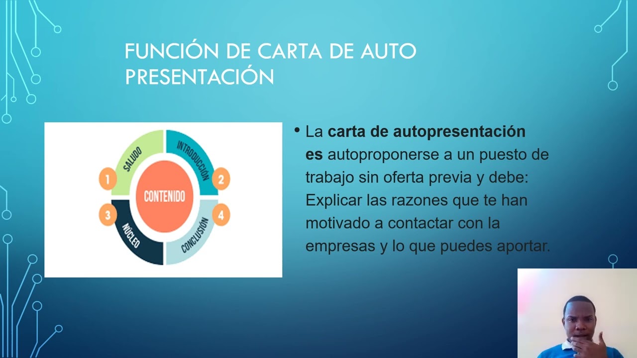 La Carta De Auto Presentaci&oacute;n