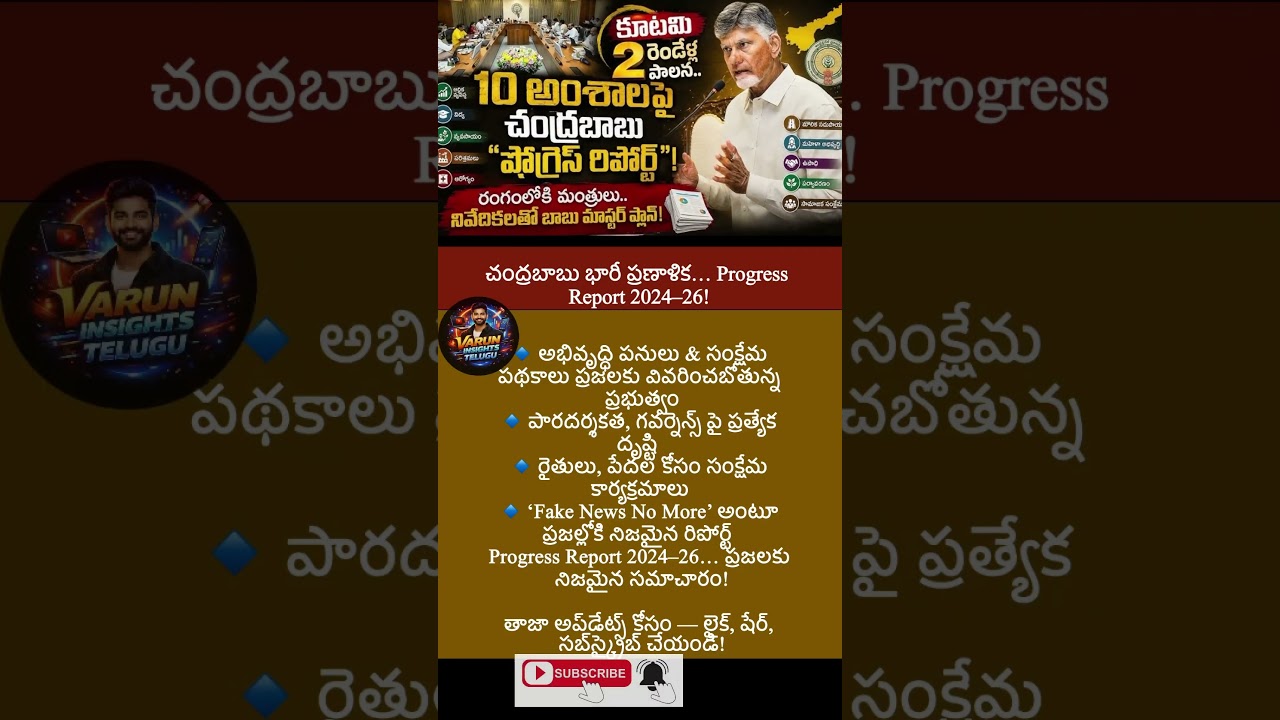 #trending #news #appolitics #latestnews #ChandrababuNaidu  #ProgressReport2026   #developmentplan