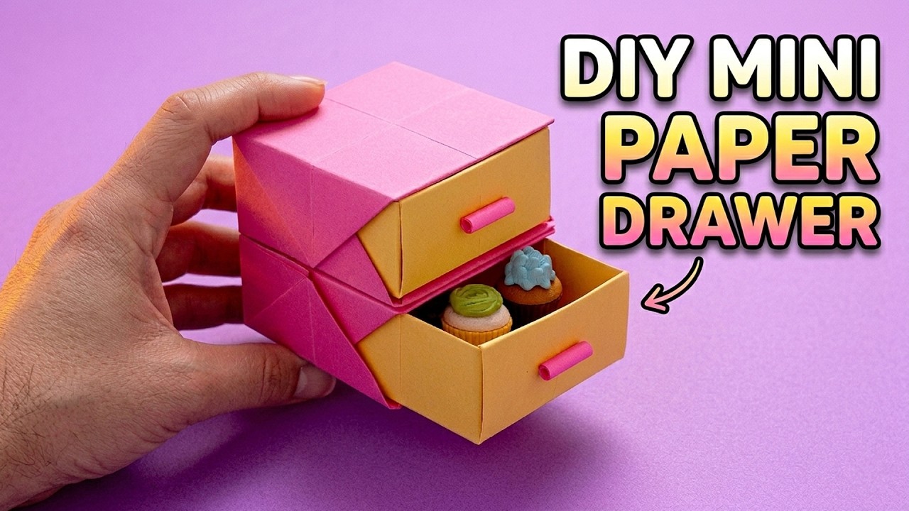The Essential Storage Solution: DIY Mini Paper Drawers for Efficient Desk Management