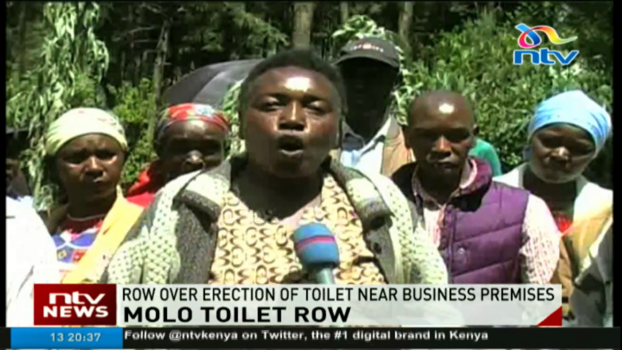 Molo residents clash over erection of toilet near business premises