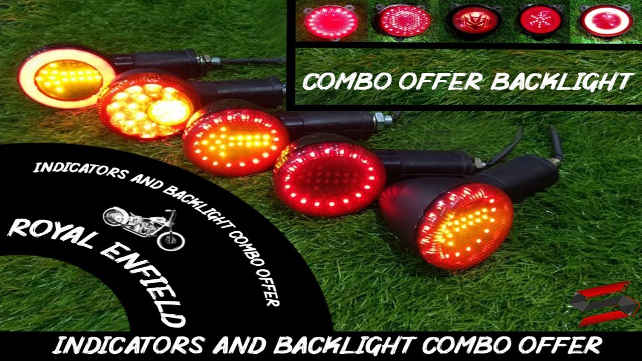 Combo offers for  Indicators and Backlight | Royal enfield | Sans Motoshop |