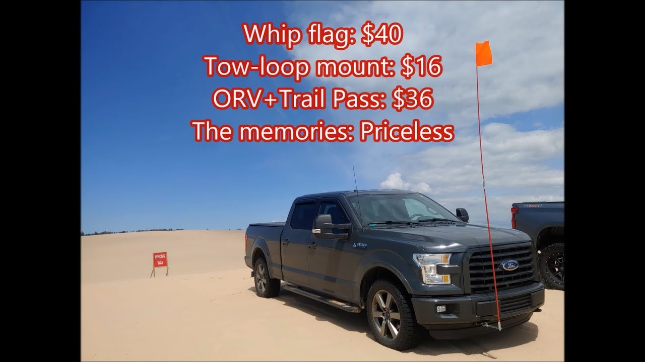 Stock 2016 Ford F-150 XLT Sport on Test Hill at Silver Lake Sand Dunes Michigan
