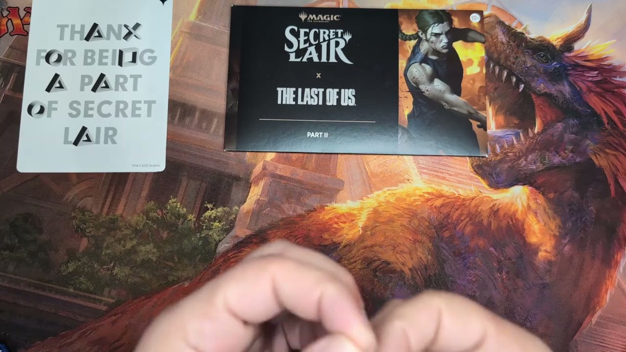 MTG - The Last of Us - Part 1 & 2 Secret Lair drop, Uncracked 