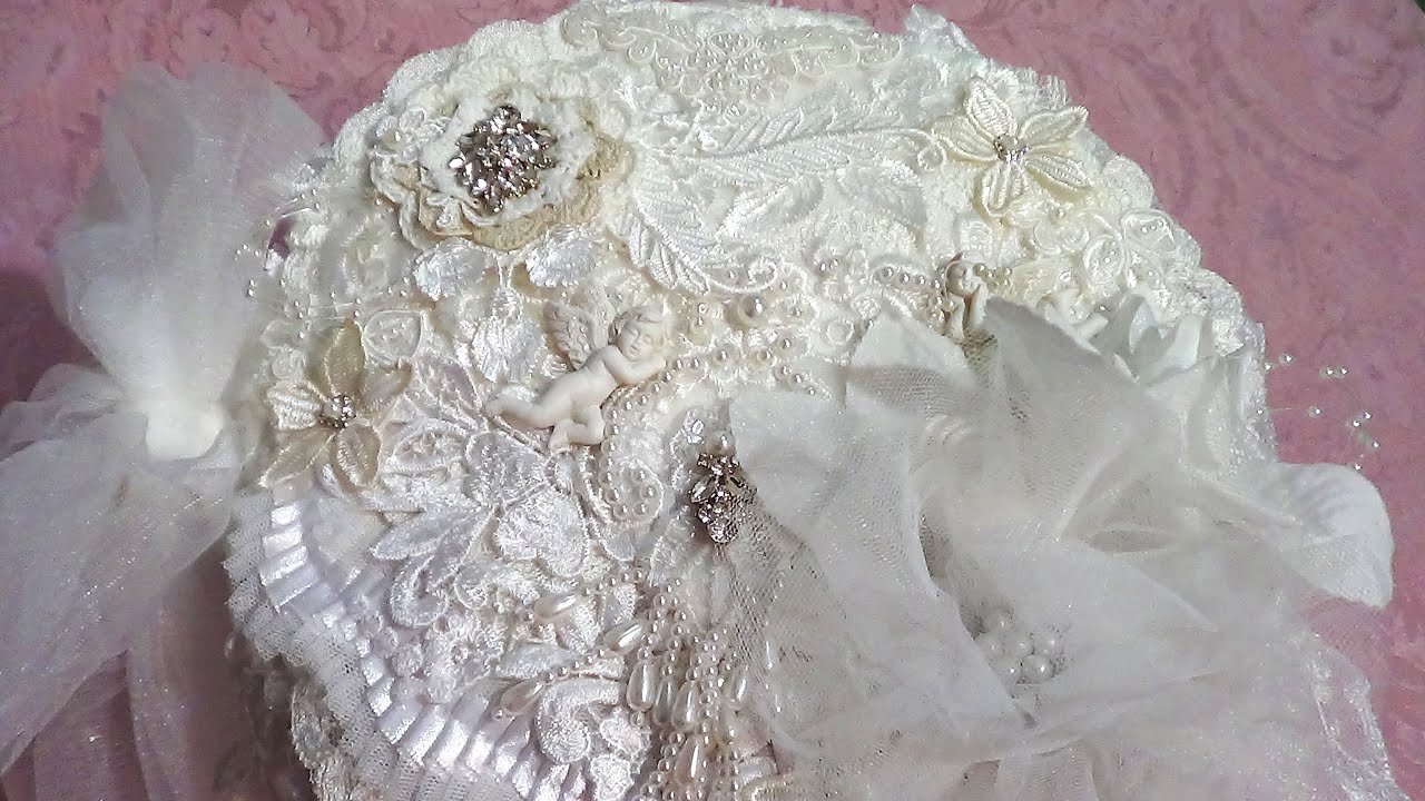 Wedding Keepsake Lace Book- SOLD