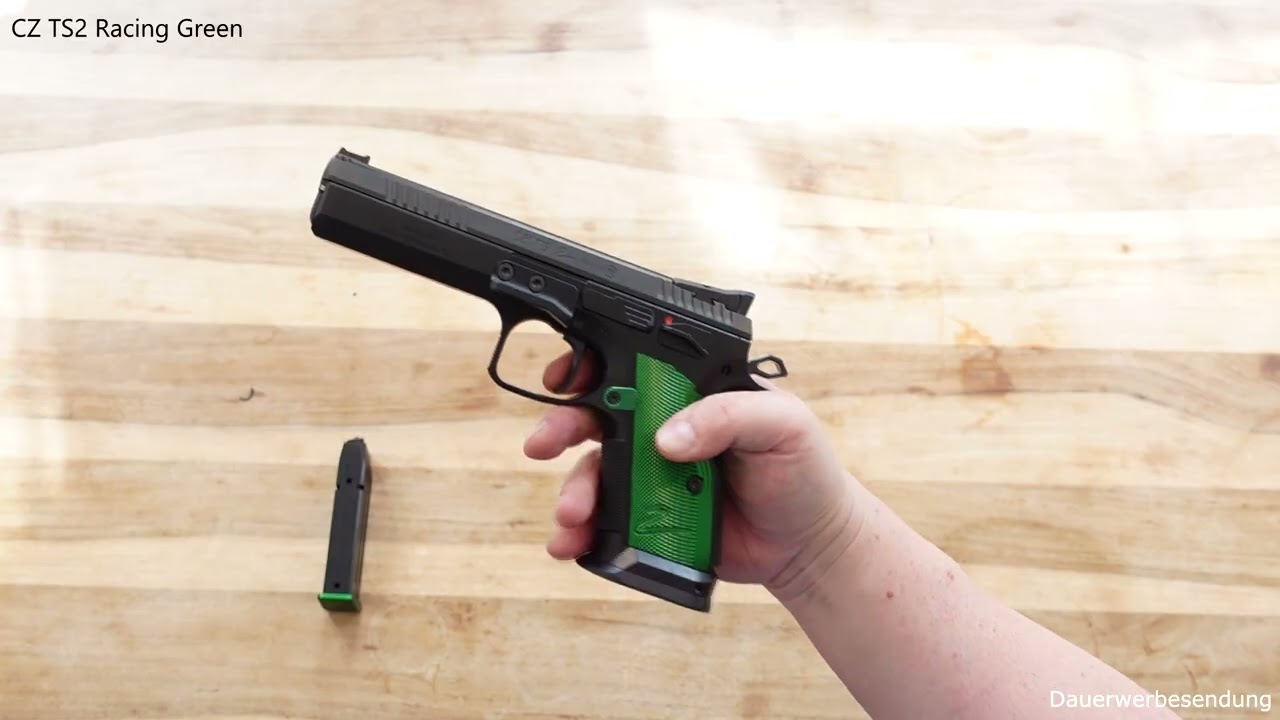 Vorstellung CZ TS2 Racing Green Kaliber 9mm Luger