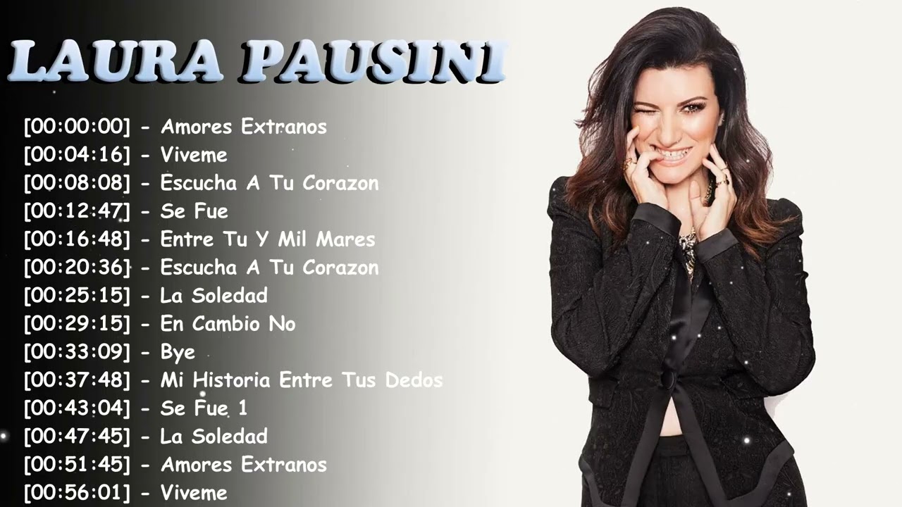 Full album latin pop romance – Greatest hits Laura Pausini Top 20 songs