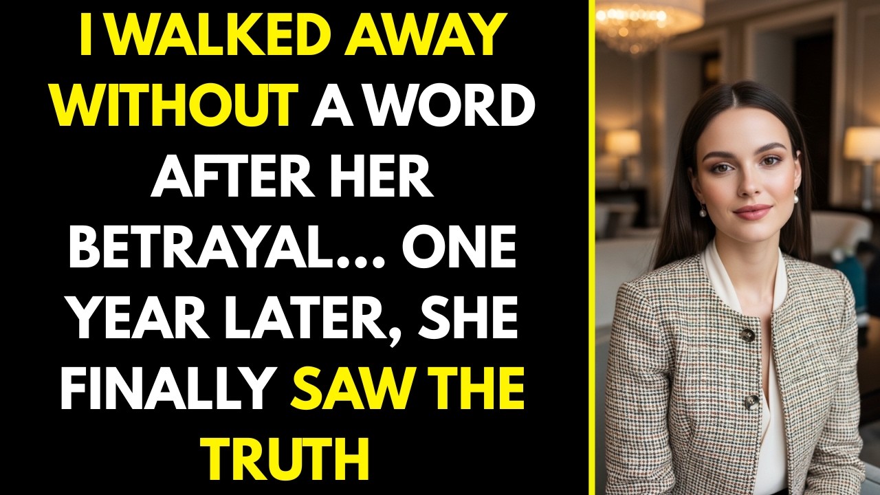 I Walked Away Without a Word After Her Betrayal… One Year Later, She Finally Saw the Truth #Cheating