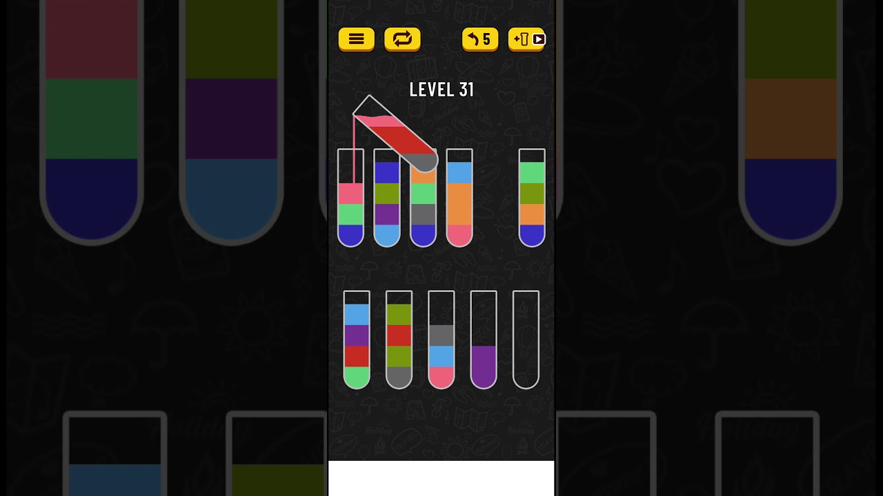 How to do Water sort Puzzle level 31 | Water sort puzzle | Color Sorting Game | Gaming Shortcuts |