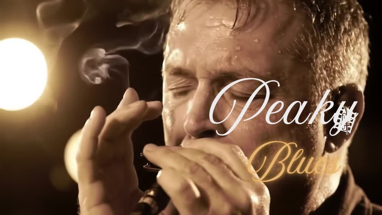 Peaky Blues Dark Lights – Soulful Guitar Blues for Streets Full of Night Shadows
