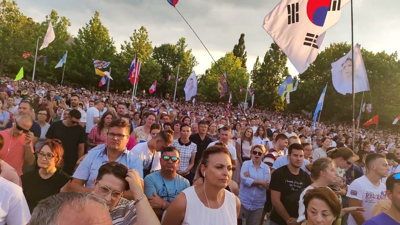 Medjugorje 03-08-2022 dzień trzeci program wieczorny Festiwalu Młodych - Mladifest