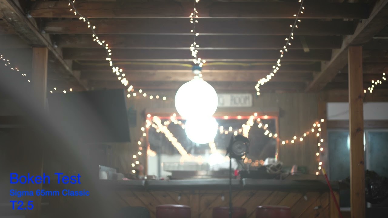 Sigma 65mm T1.5 High Speed Cine and T2.5 Classic Lens Test