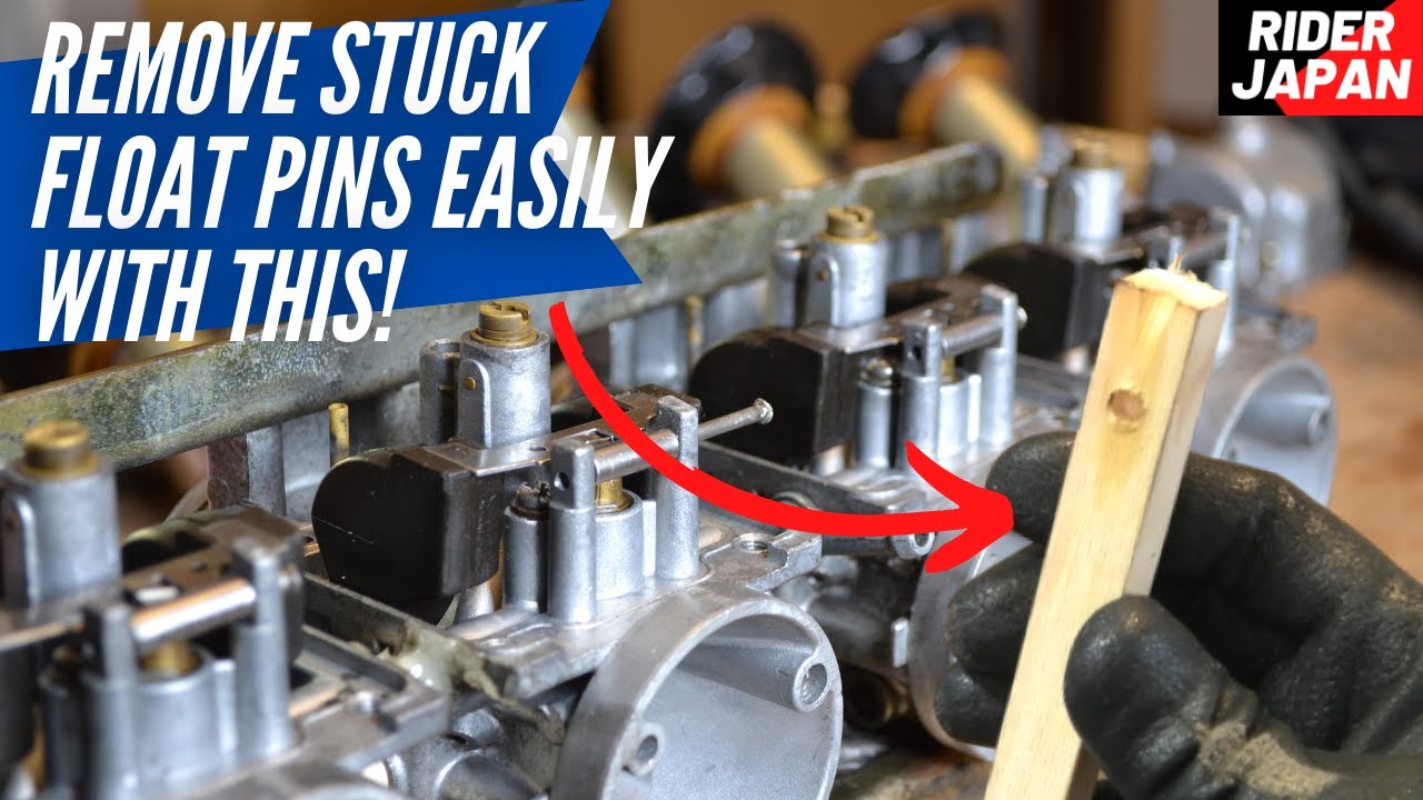 How to Easily Remove Stuck Carb' Float Pins