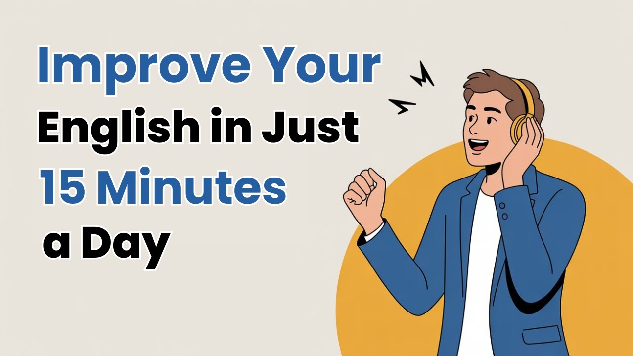 Improve Your English in Just 15 Minutes a Day | English Conversation Practice for Beginners |Podcast
