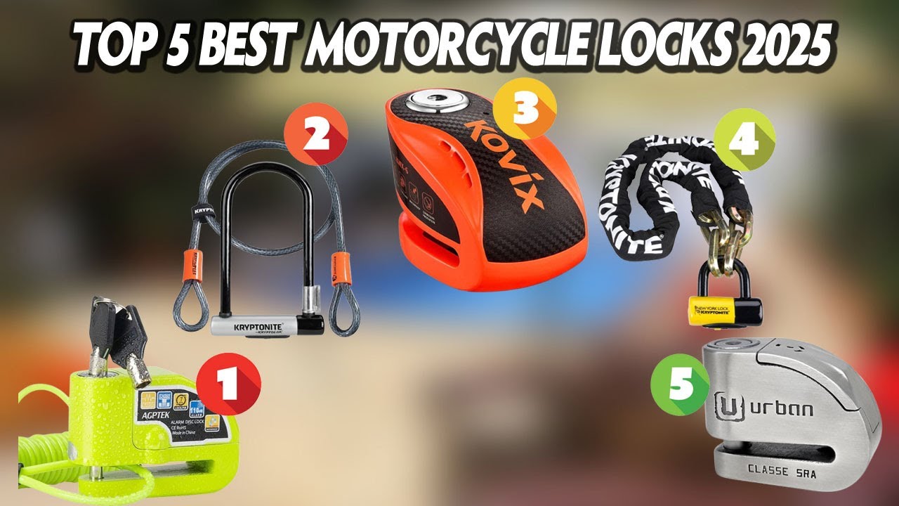 Top 5 Best Motorcycle Locks of 2025 WITH PRICE 🏆 Ultimate Security for Your Ride