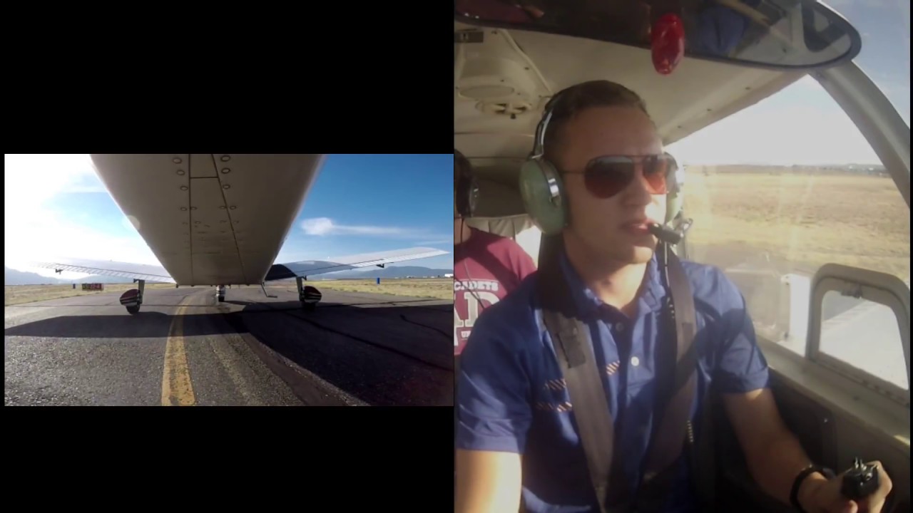Andrew Hamons Flight Lesson in Taos with Lt Cmdr Craig Stapleton