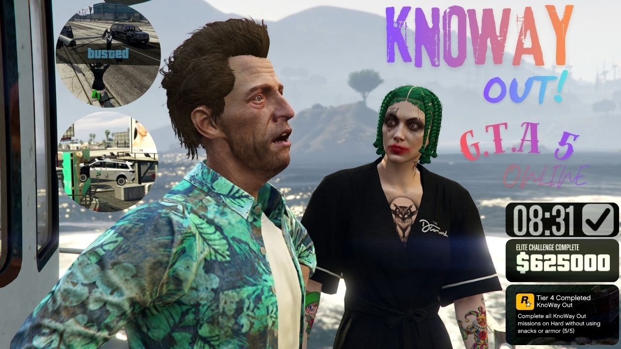 Gta 5 Online - Knoway Out Solo Quick Farm ( No Snacks & Armor Topup )