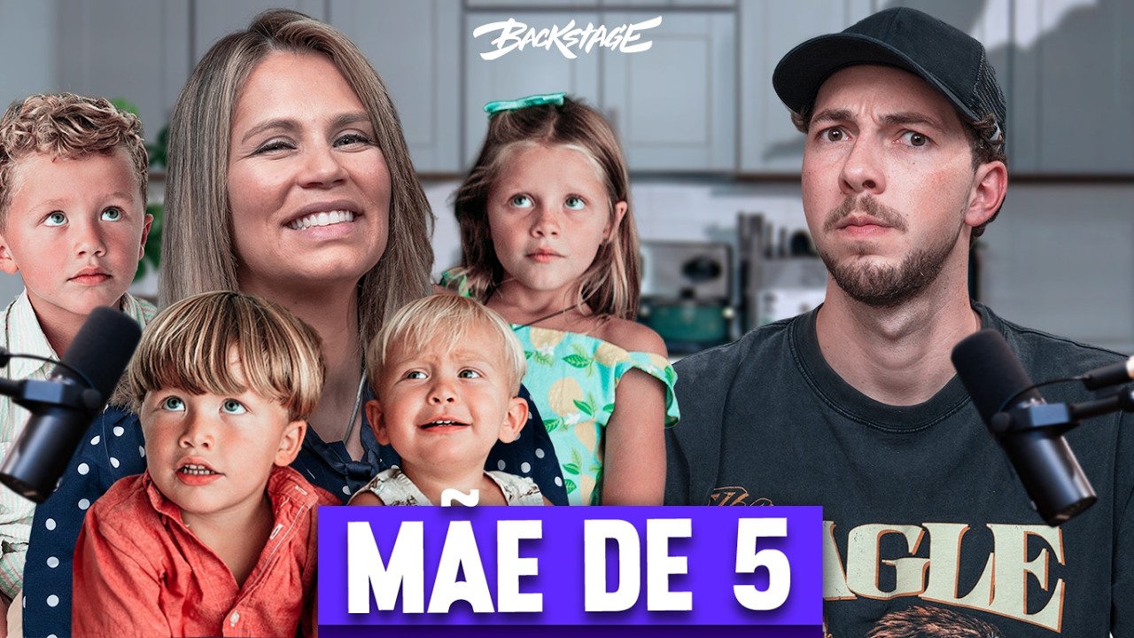 5 FILHOS e NENHUM vai para ESCOLA | Luiza Demarré