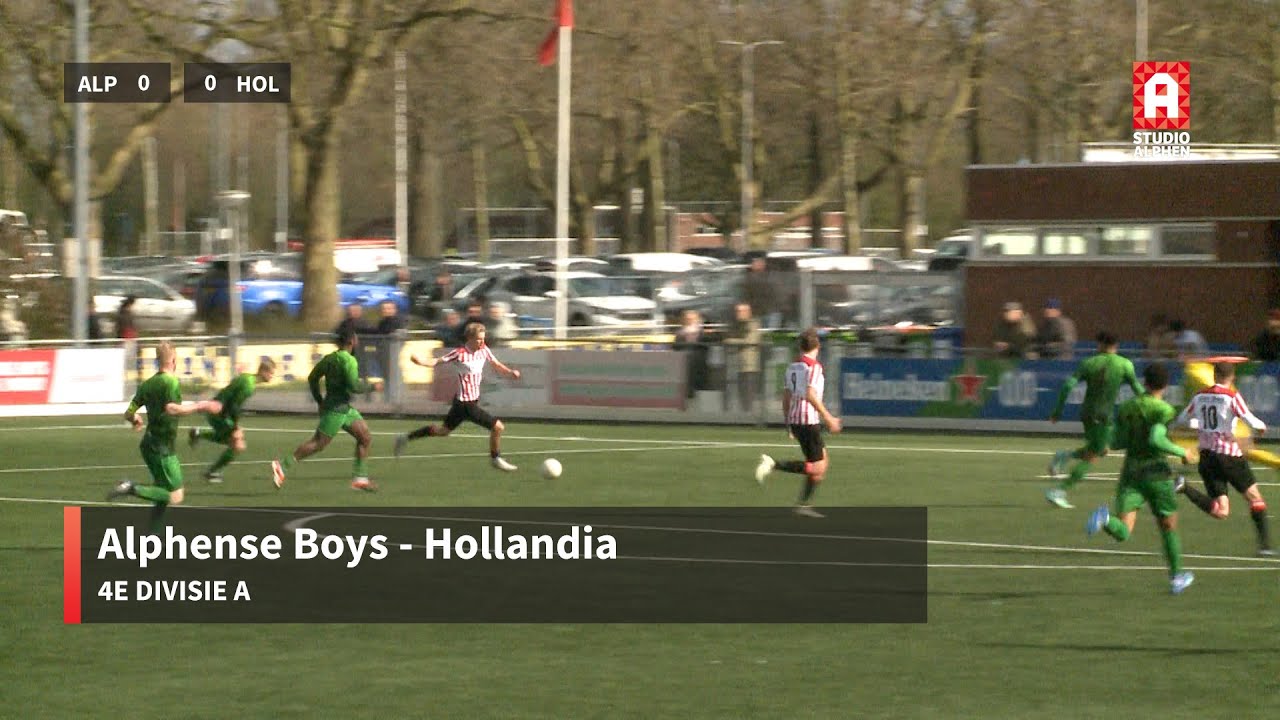 Samenvatting Alphense Boys - Hollandia (23 maart)