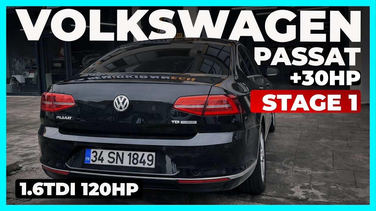 Volkswagen Passat 1.6 TDI Stage 1 Sonrası 🔥