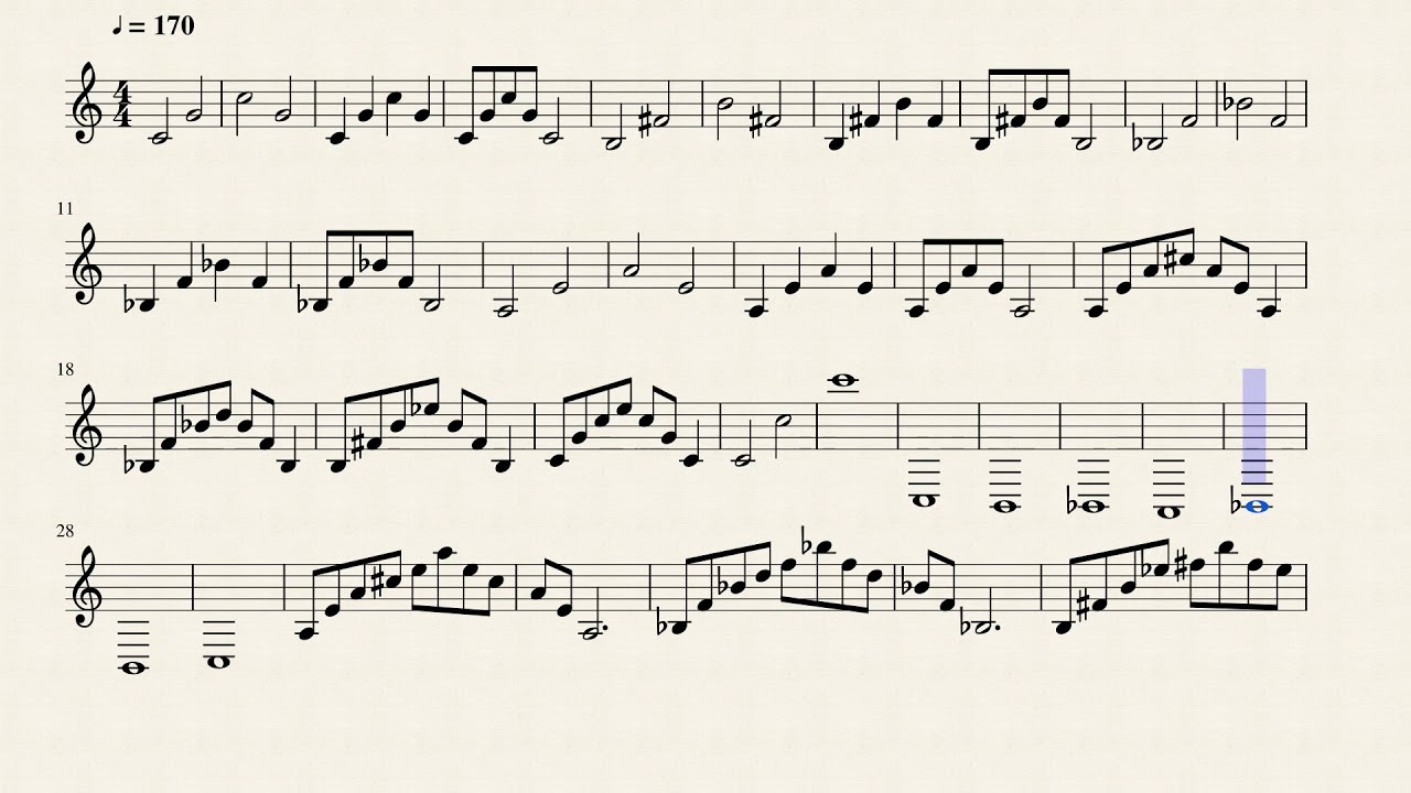 Mellophone Warm Up