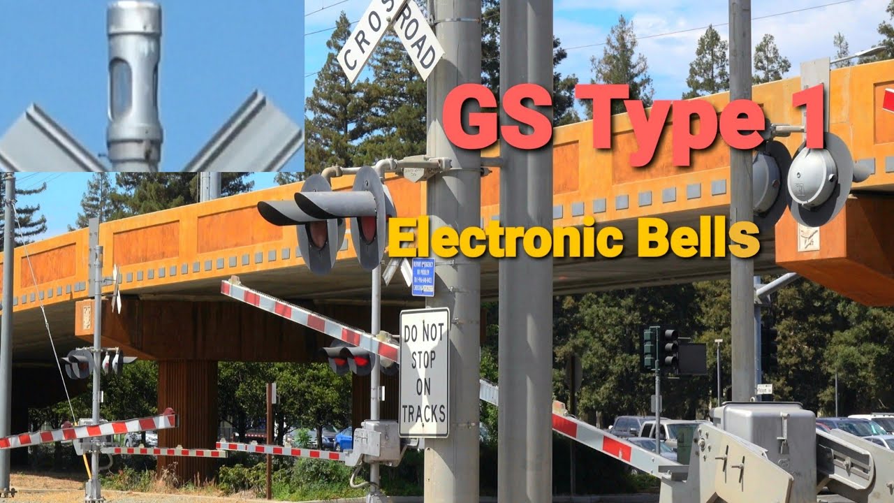 Railroad Crossings With GS Type 1 Electronic Bell Compilation, USA Railroad Crossing Part 1