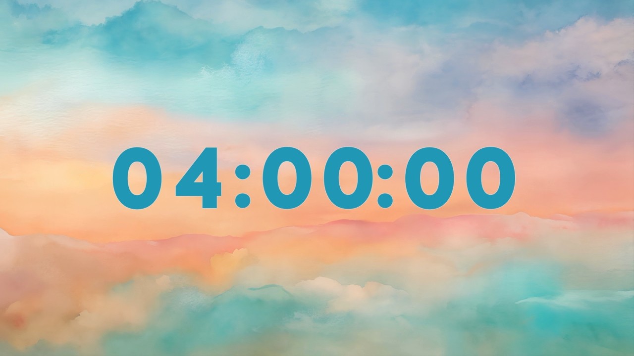 50/10 Pomodoro Study Timer | 4 Hour Deep Focus Session