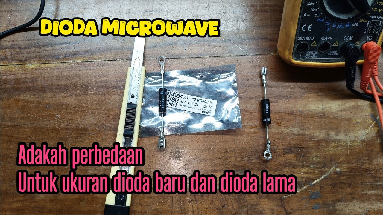 Cara mengecek dioda microwave
