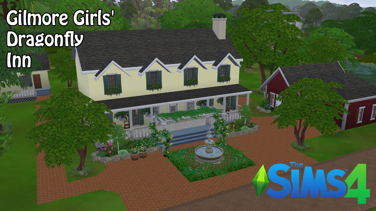 Creating the Dragonfly Inn from Gilmore Girls in The Sims 4 | Speed Build