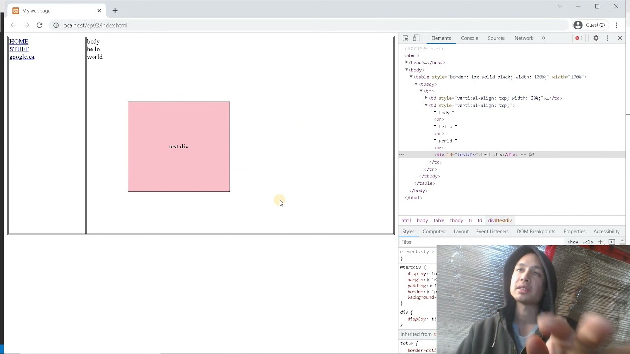 EP 04  - Introduction to CSS -  Tag ID Class Selectors  -  IT/Programming Crash Course