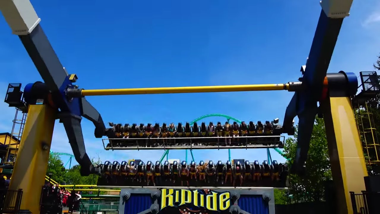 Canada's Wonderland Riptide Ride  4K