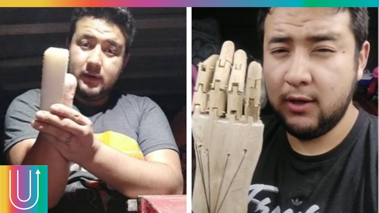 Pierde la mano y crea prótesis de madera
