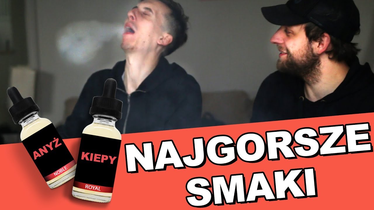 Vapujemy NAJOHYDNIEJSZE smaki liquidów! - GONE WRONG!