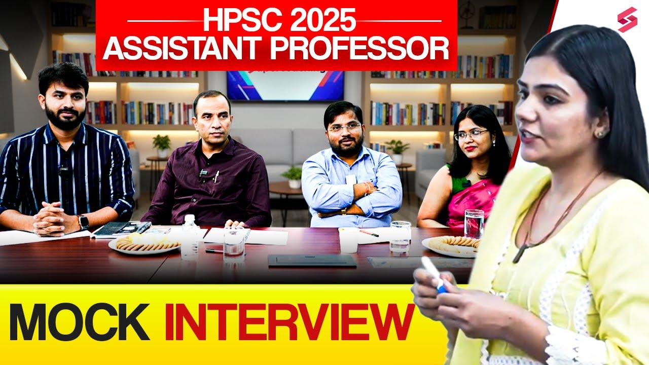Assistant Professor Mock Interview Political Science | HPSC 2025 Assistant Professor Mock Interview
