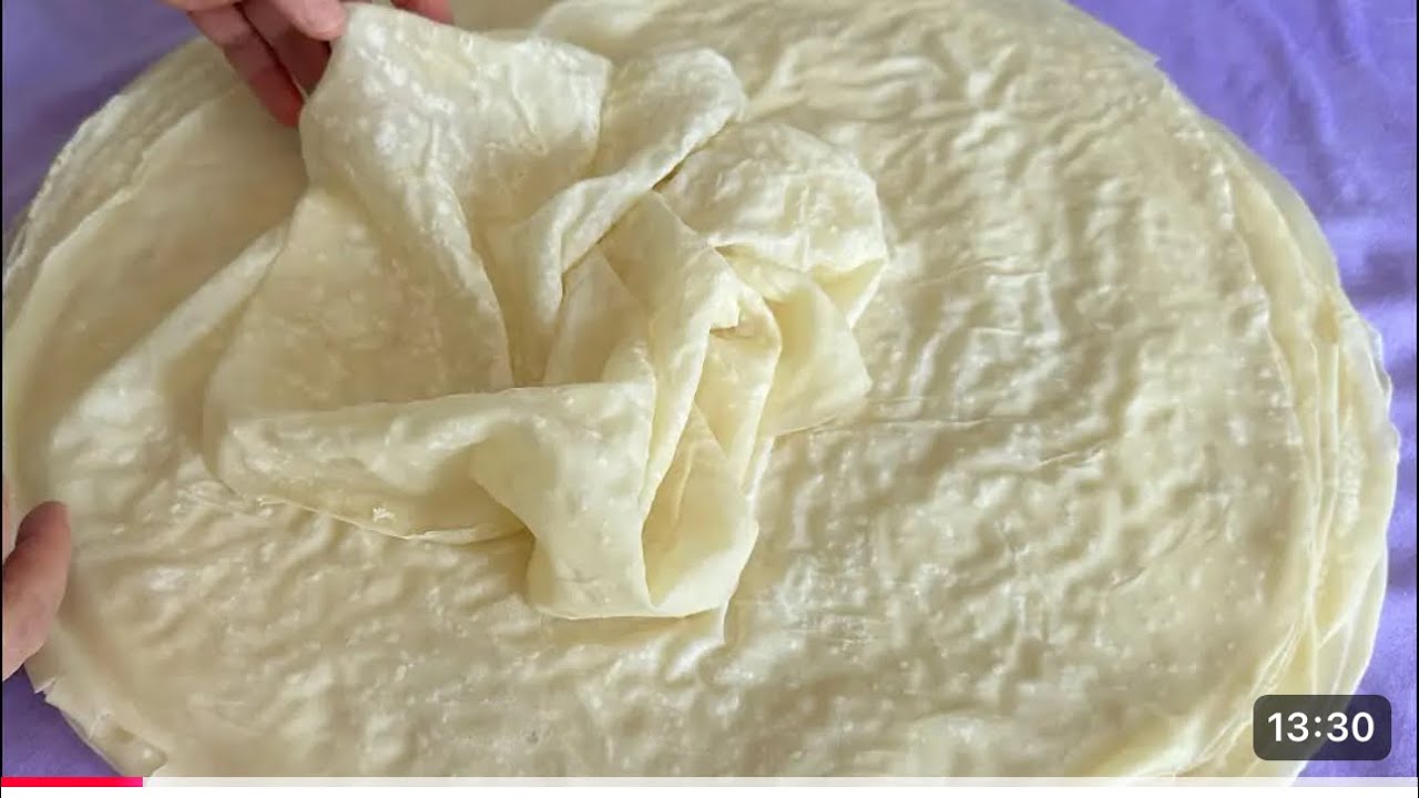 YUFKACILARIN Sırrı  İle Evde BÖREKLİK YAŞ YUFKA Nasıl Yapılır❗️İncecik Yaş Yufka Yapmak Artık Kolay💯