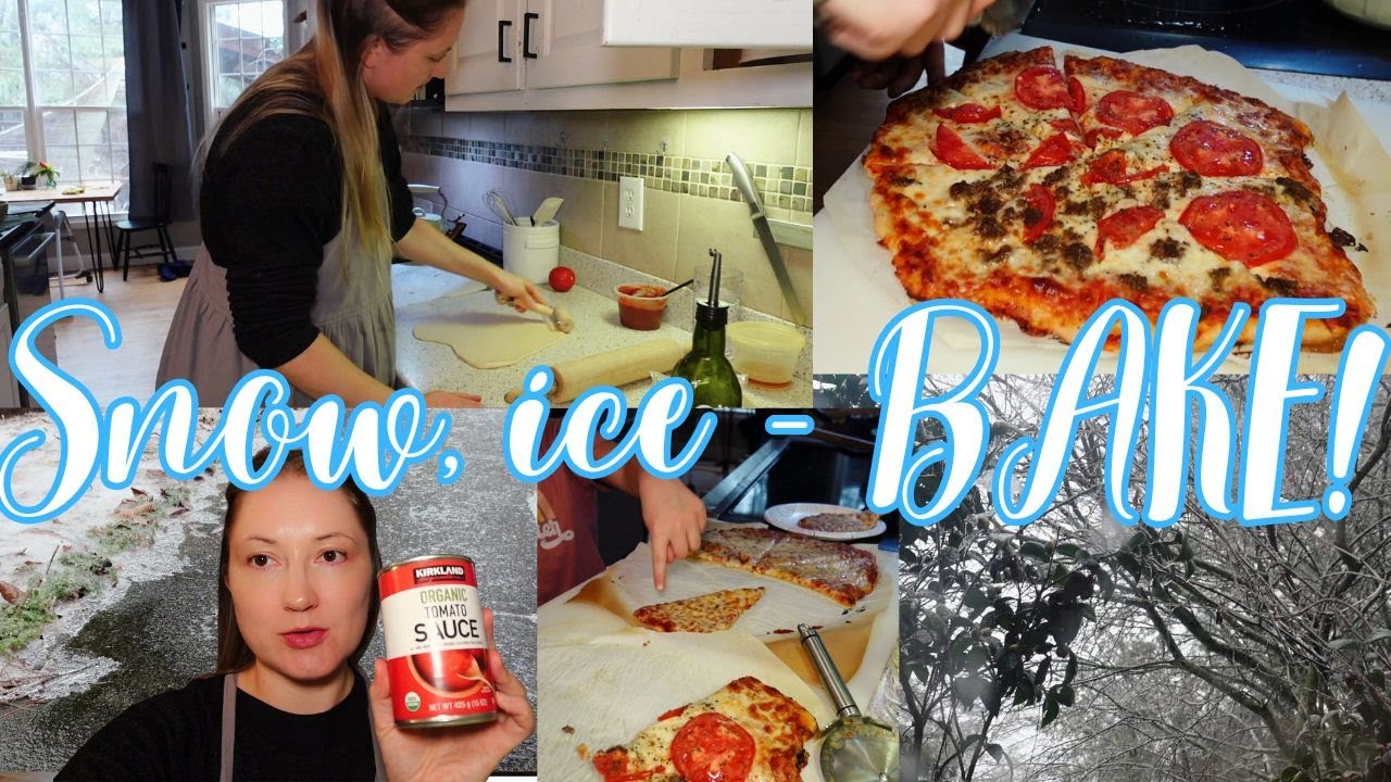 winter storm vlog&nbsp;/ baking from scratch vlog..