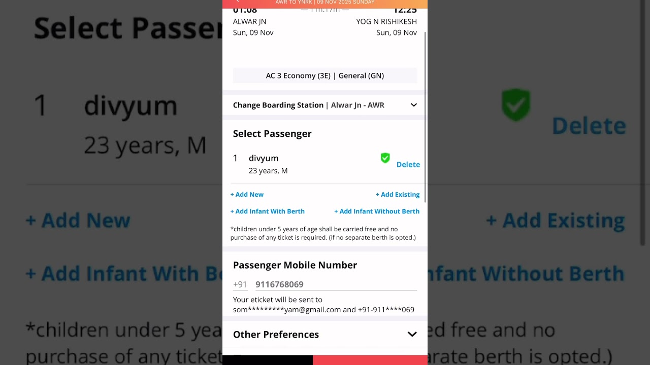 how to book side lower berth in train ✨ #train