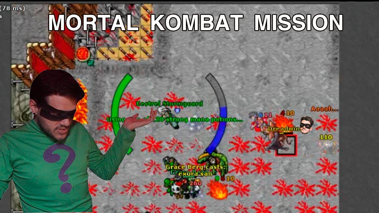 Tibia - Mortal Kombat - Pallys lvl 109 e lvl 146