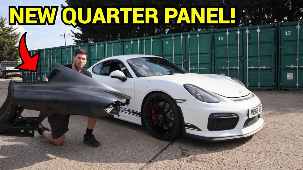 REBUILDING A WRECKED PORSCHE CAYMAN GT4 PT.5