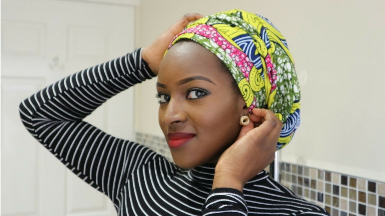 African Turban Tutorial #21 | Ankara
