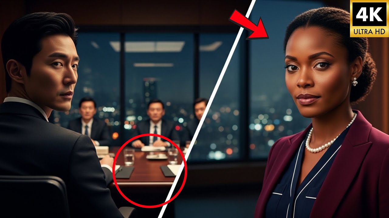 The Korean Mafia Boss Mocked the Black Woman Negotiator — Until She Saved His Empire.