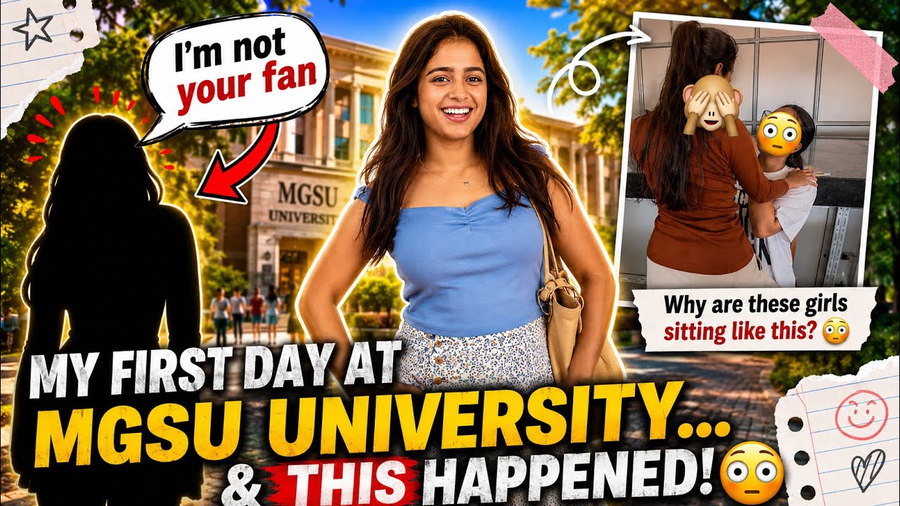 My first day at MGSU University turned into pure chaos! 😂🎓