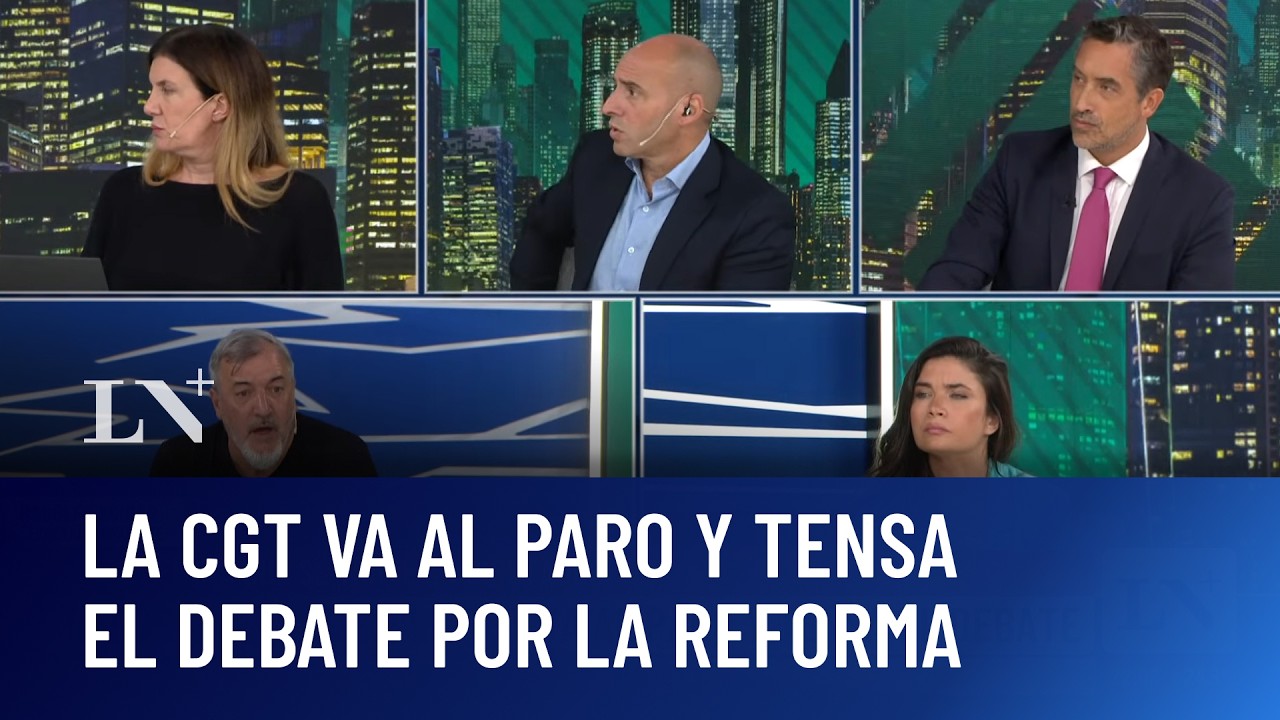 Reforma laboral: la CGT va al paro y tensa el debate; será el día que se trate en Diputados