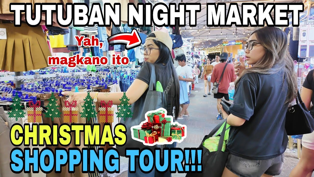 Christmas Shopping Tour At Tutuban Night Market In Tondo Manila|WalkTour in [4K]Philippines 🇵🇭