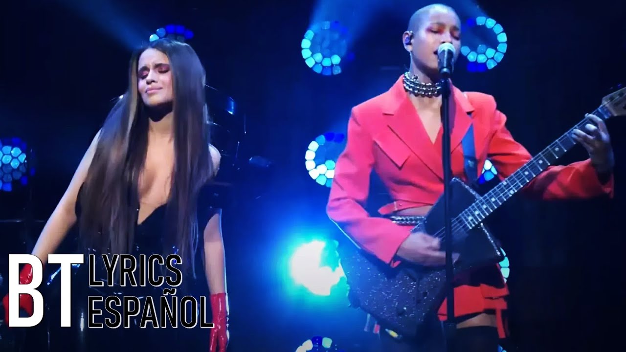 Camila Cabello - psychofreak (Live on SNL) ft. WILLOW // Lyrics + Espa&ntilde;ol