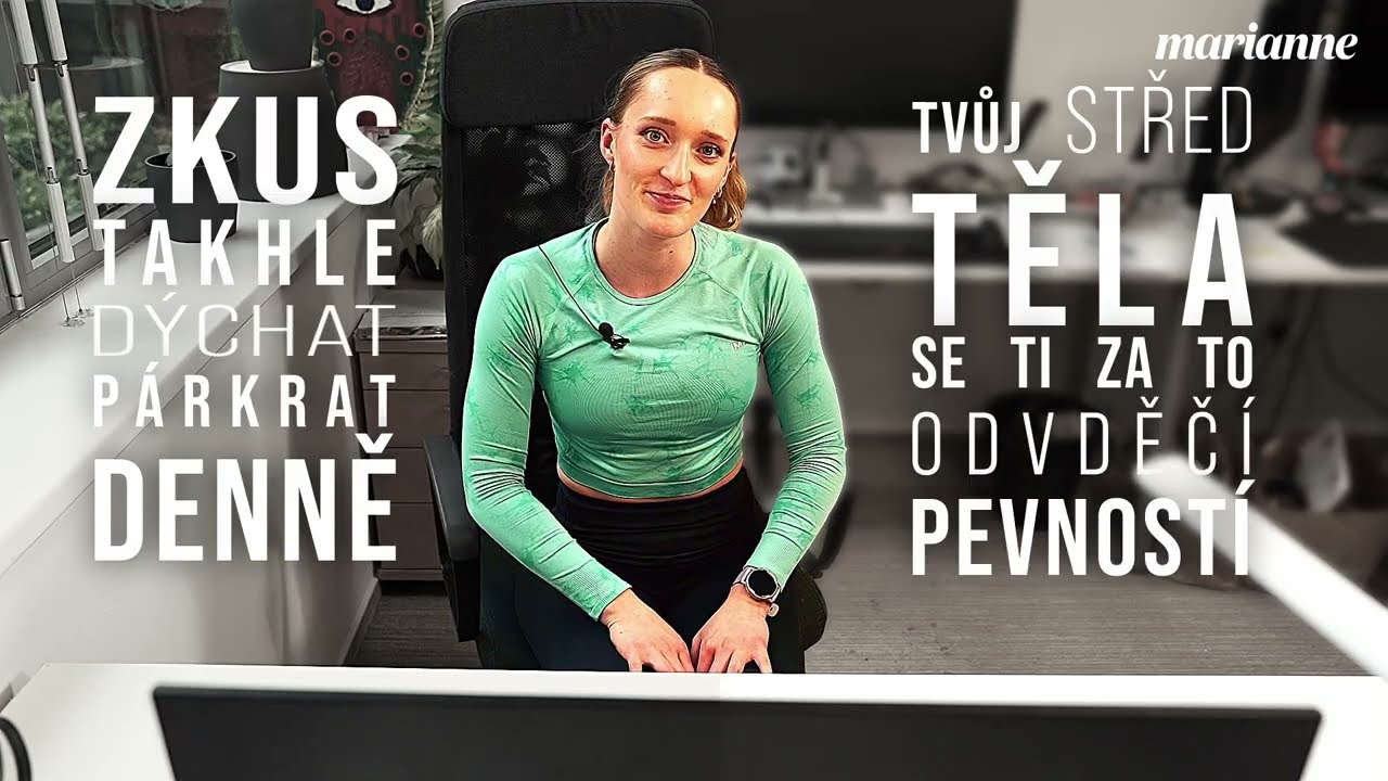 Jak posilovat střed těla přímo u stolu v kanceláři. Stačí pár minut a vaše záda se vám odvděčí