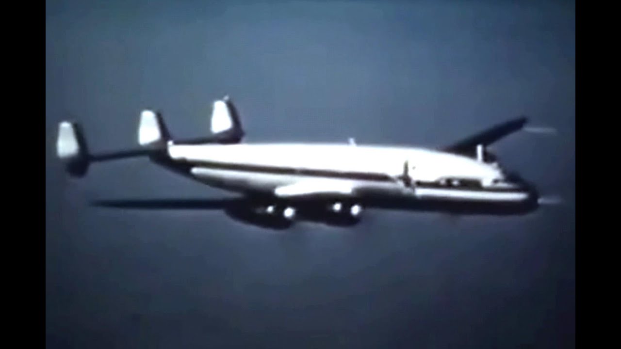 Lockheed L-1049 Super Constellation Promo Film - 1952