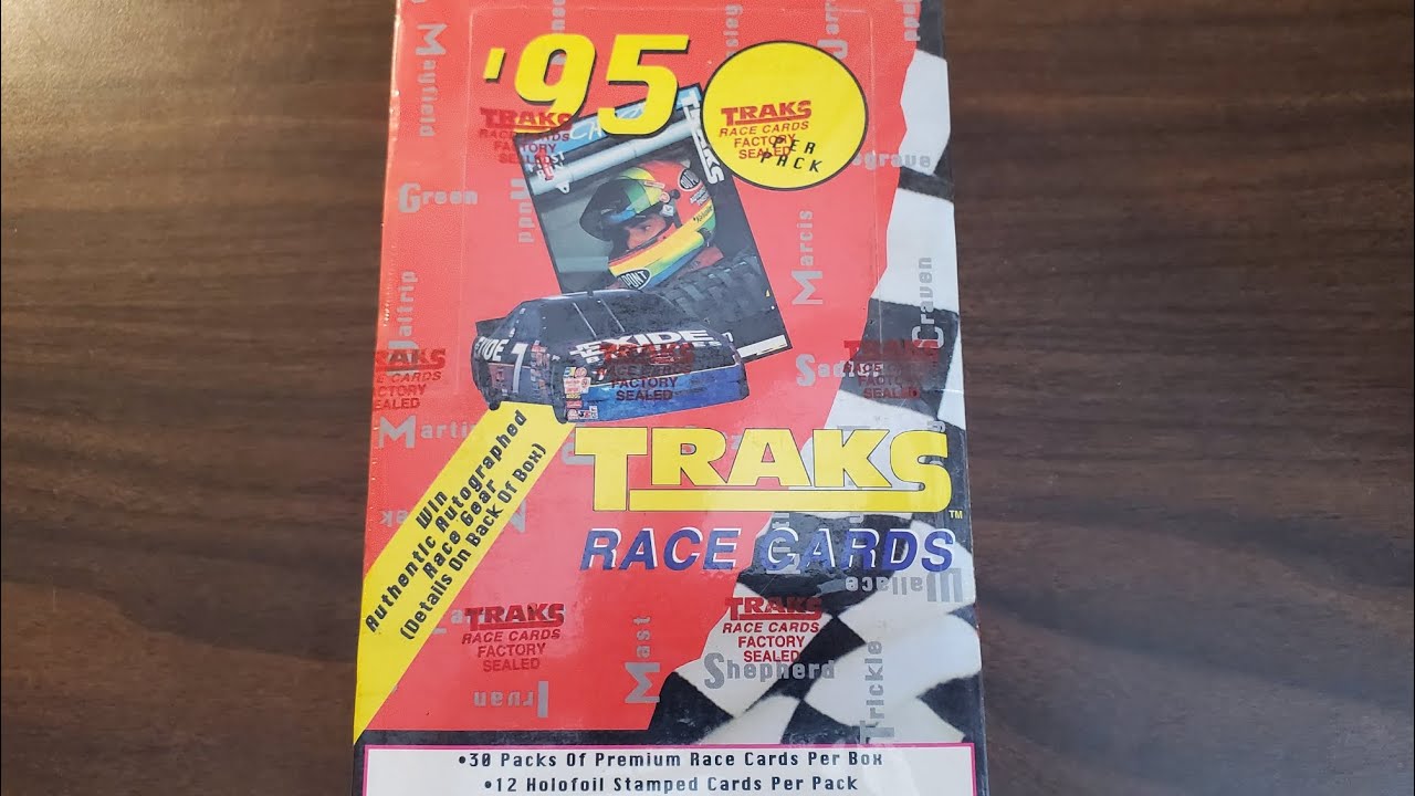 ASMR 1995 Traks Racing Hobby Box No Talking